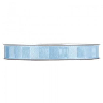 Licht blauw blok dubbelzijdig satijn lint