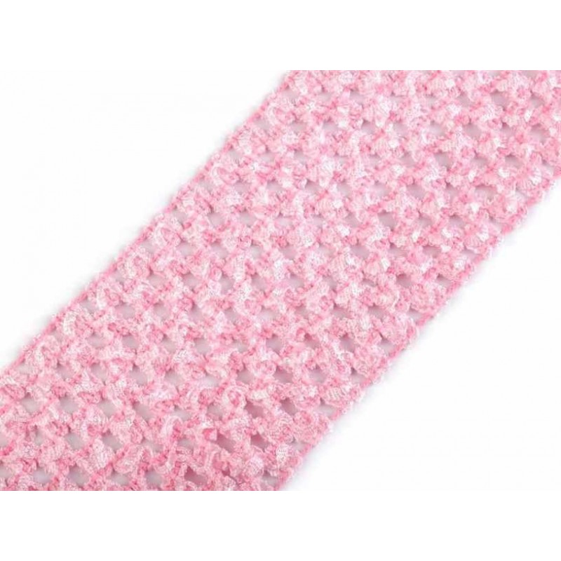 Licht Roze Crochet Elastisch Stretch Band Voor Tutu 