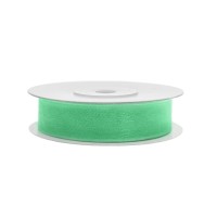 Organza Lint Mint  12 MM x 25 Meter