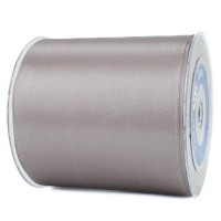 Satijn lint zilver 10 cm breed rol 25 meter