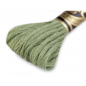DMC Mouline borduurgaren kleurcode 3052 spinazie groen