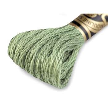 DMC Mouline borduurgaren kleurcode 3364 licht spinazie groen