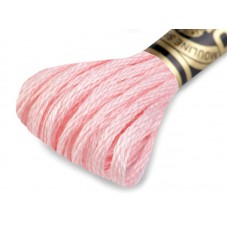 DMC Mouline borduurgaren kleurcode 3713 jonquille roze