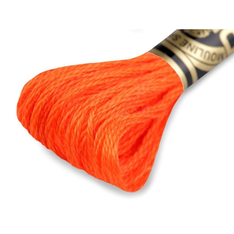 DMC Mouline special pompoen oranje kleur 608