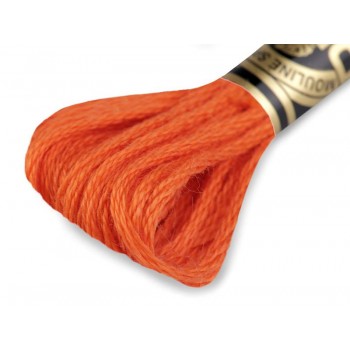 DMC Mouline borduurgaren kleurcode 946 rood oranje
