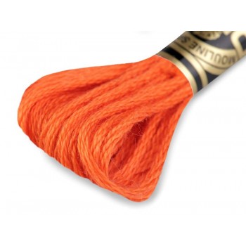 DMC Mouline borduurgaren kleurcode 947 oranje