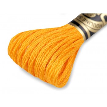 DMC Mouline borduurgaren kleurcode 972 oranje geel