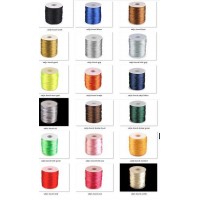 Satijn Koord Donker Blauw 1 MM