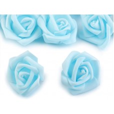 Foam roosjes azuur blauw