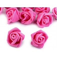 Foam roosjes donker roze