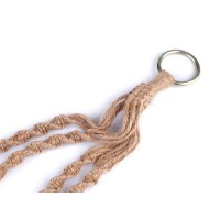 Macrame plantenhanger van jute