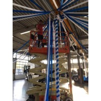 Satijn lint licht groen 10 cm breed rol 25 meter