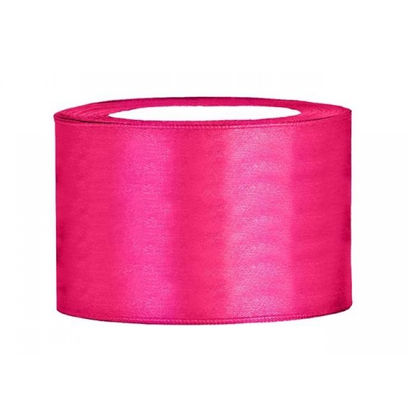 Donker Roze Satijn Lint 50 mm