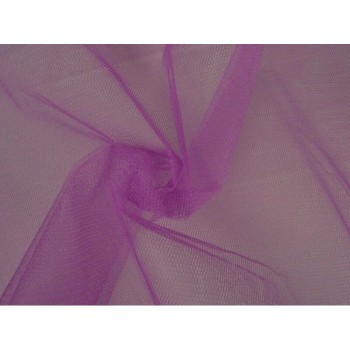 Harde tule op rol – lila – 15 meter