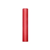 Tule rood 30 cm x 9 meter