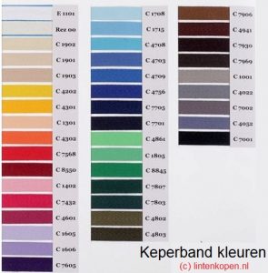 keperband kleuren