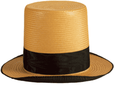grosgrain lint in de hoedenindustrie